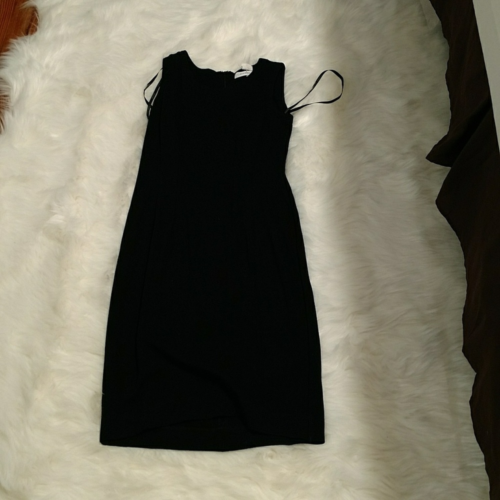 Calvin Klein black career dress